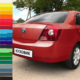 Бампер задний в цвет кузова Geely MK (2009-2016) седан