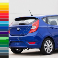 Бампер задний в цвет кузова Hyundai Solaris 1 (2011-2014) хэтчбек